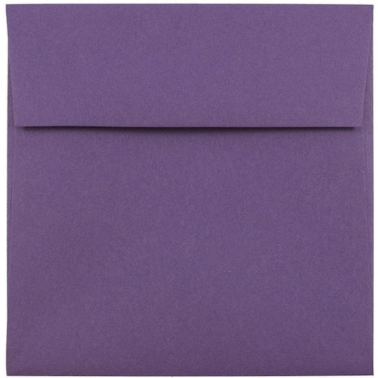 JAM Paper 5.5" x 5.5" Square Premium Invitation Envelopes